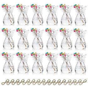 Sziqiqi angel shape vase hanging clear closeup for home decor and buds