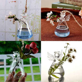 Sziqiqi angel vase cobbles display enhances bedside or shelf decor