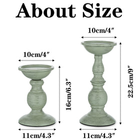 Sziqiqi candle holders with matte finish to elevate any room’s elegance.