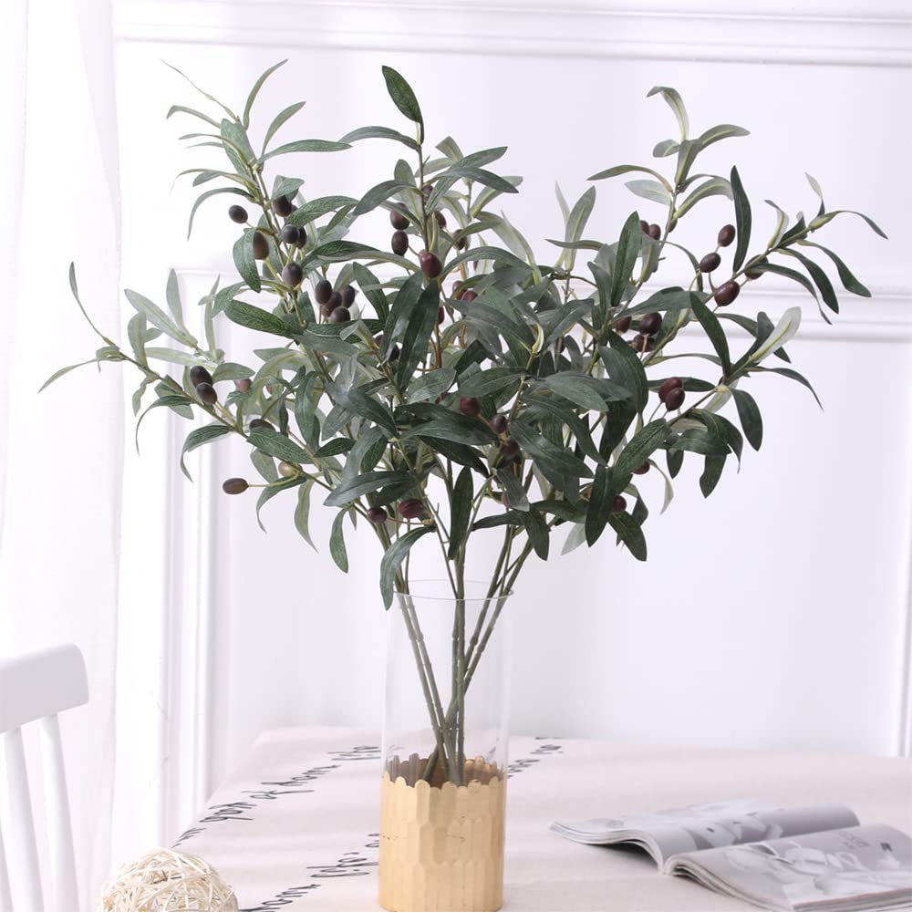 SzJias olive branch is dust-friendly and simple to clean for refreshed spaces.