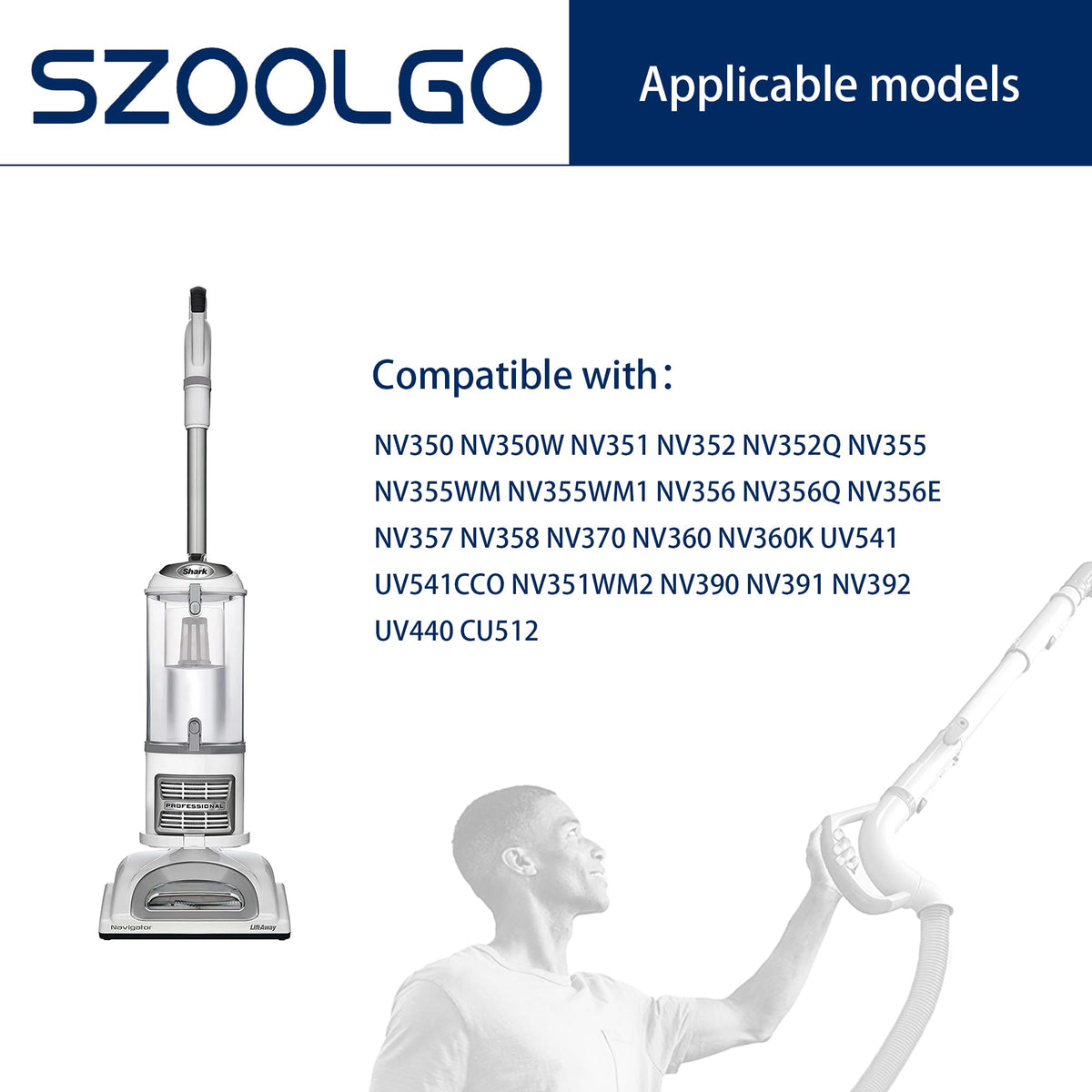 Szoolgo original-look replacement maintains clean Shark appearance