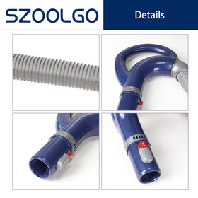 Szoolgo replacement hose for Shark NV356, up to 1.9 m reach for floors and edges.