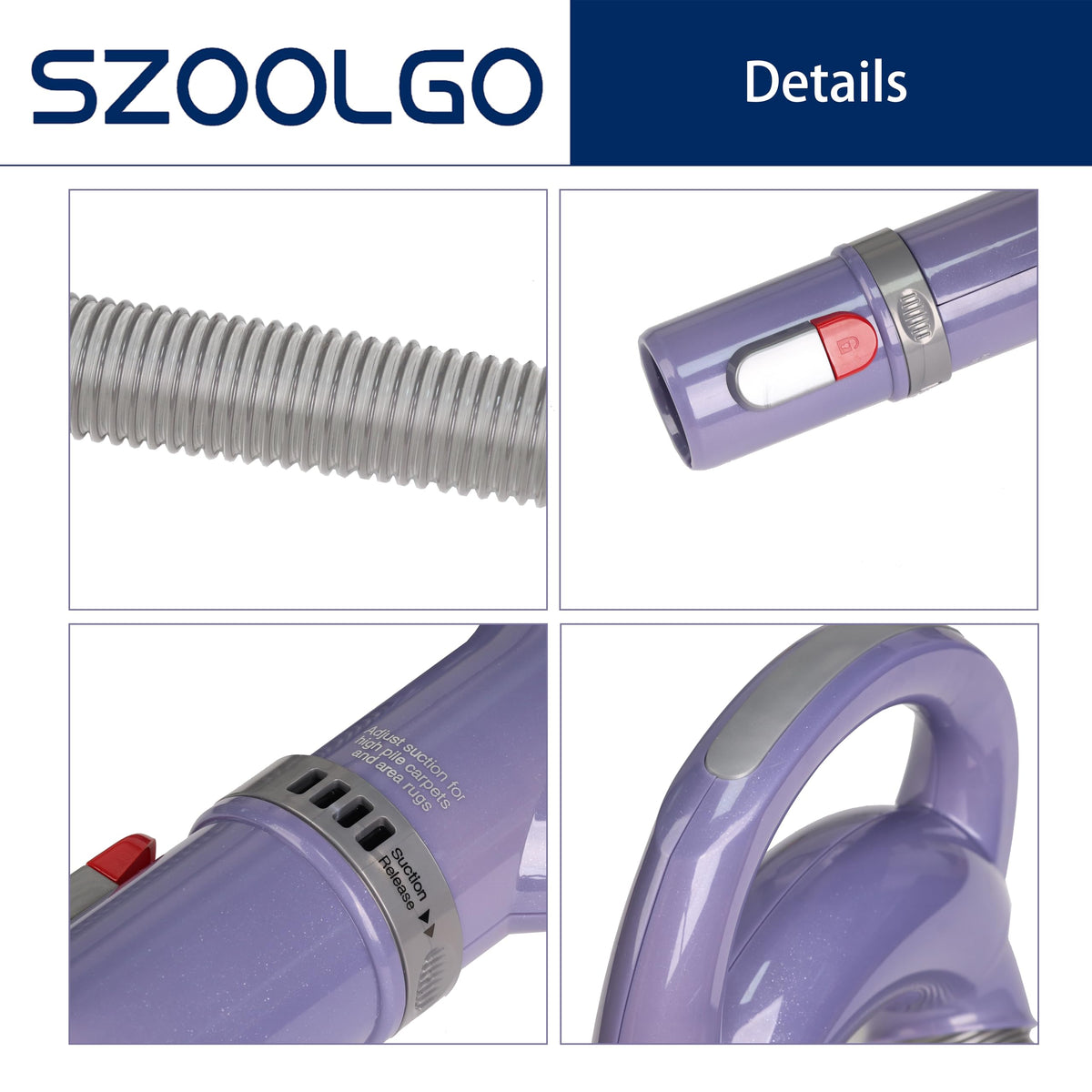 Szoolgo PVC hose offers durable suction during longer stretches