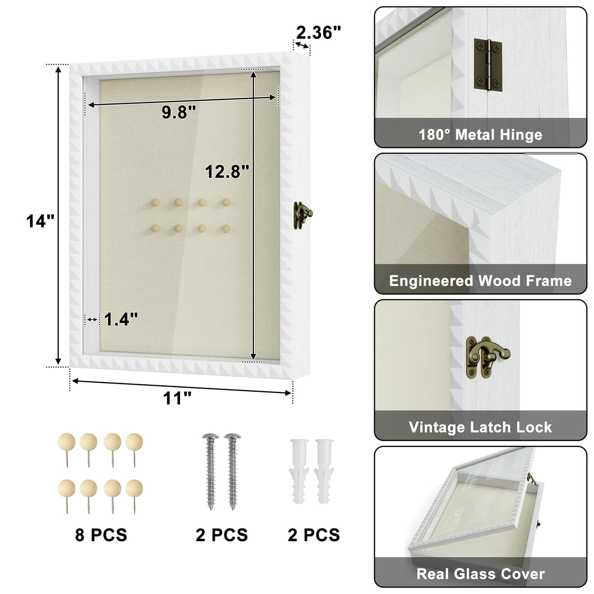 SZQINJI Shadow Box Frame ready to use right out of box