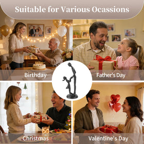 Sziqiqi family-love-gift-idea statue suitable for Father’s Day, weddings, or anniversaries.
