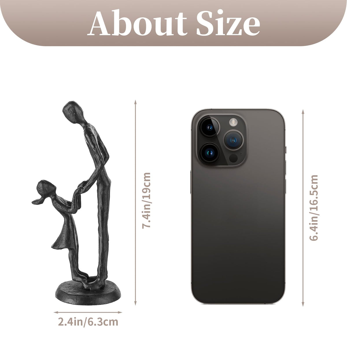 Sziqiqi 19cm tall statue stands out as a thoughtful dad gift.