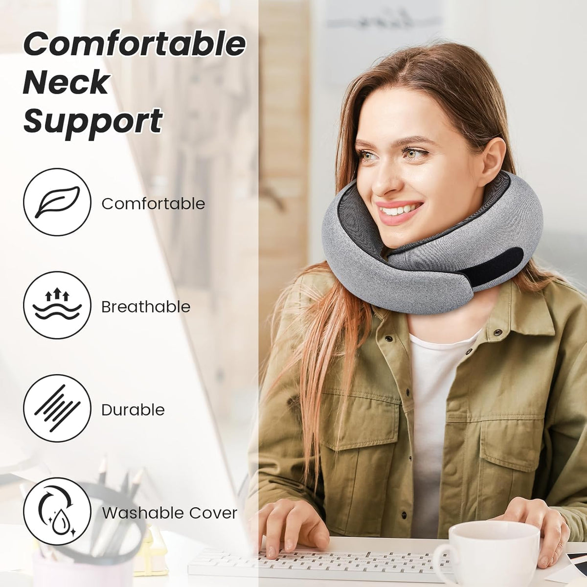 SZXYX 360-degree support provides complete neck stabilization in transit