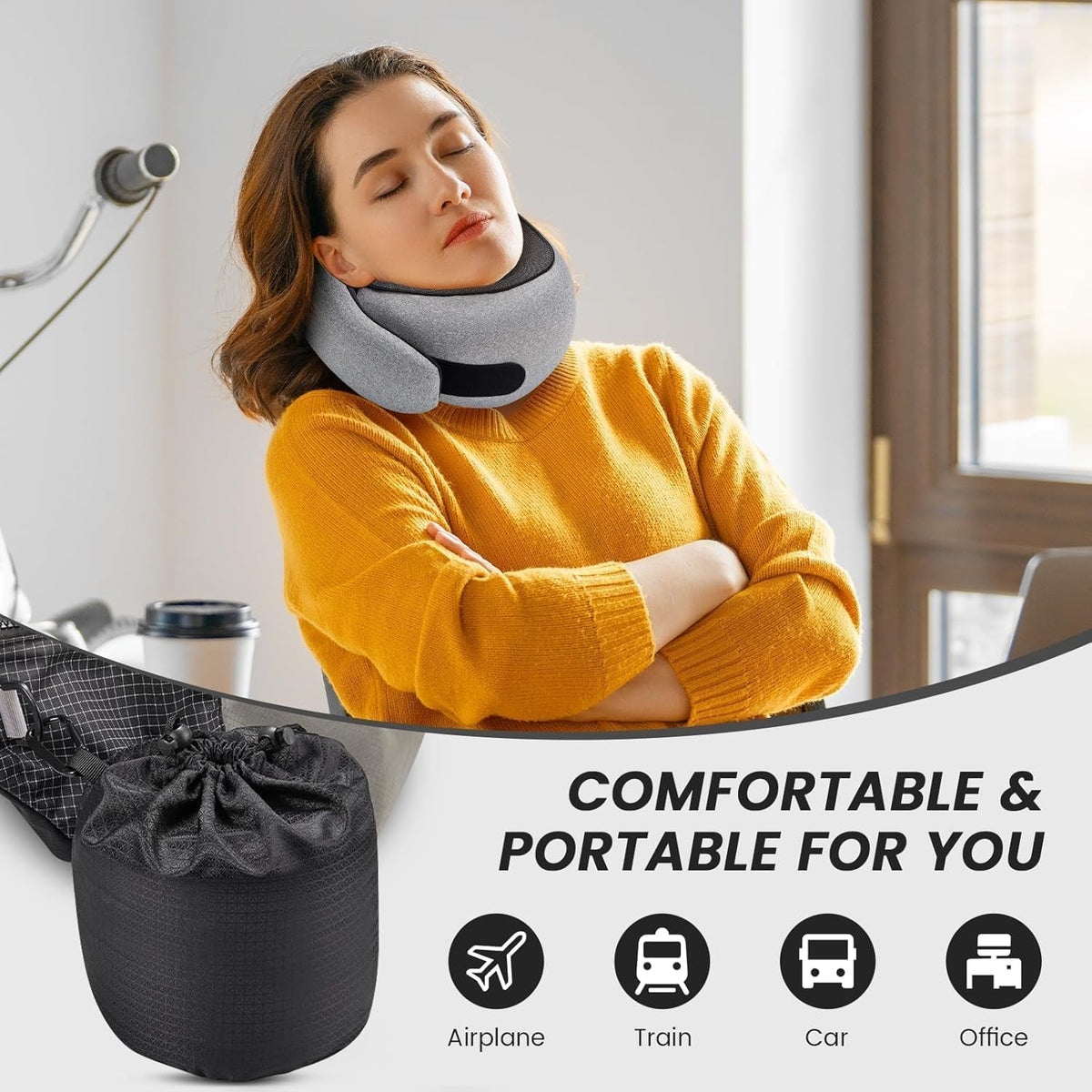 SZXYX anti-stick cover closeup keeps the pillow clean during transit