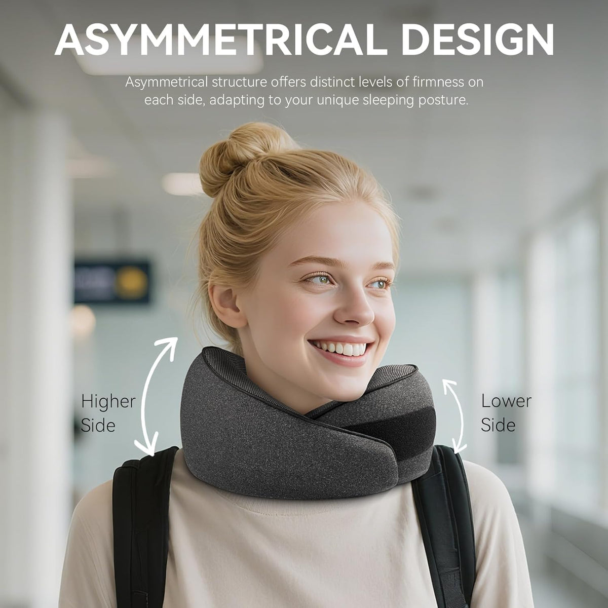 SZXYX travel pillow arrives vacuum-packaged and expands to full comfort