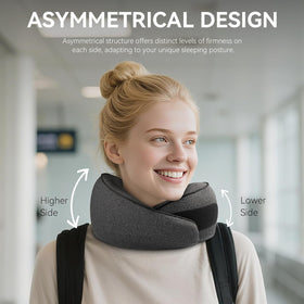 SZXYX travel pillow arrives vacuum-packaged and expands to full comfort