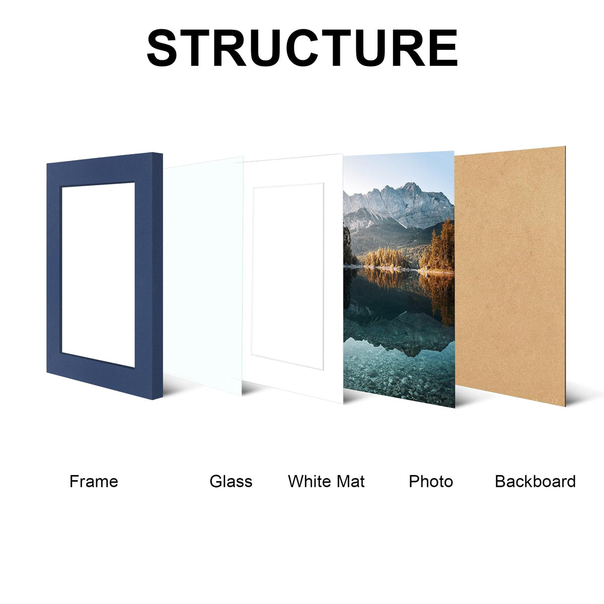 SZYUU back panel with spring-loaded action for easy picture changes