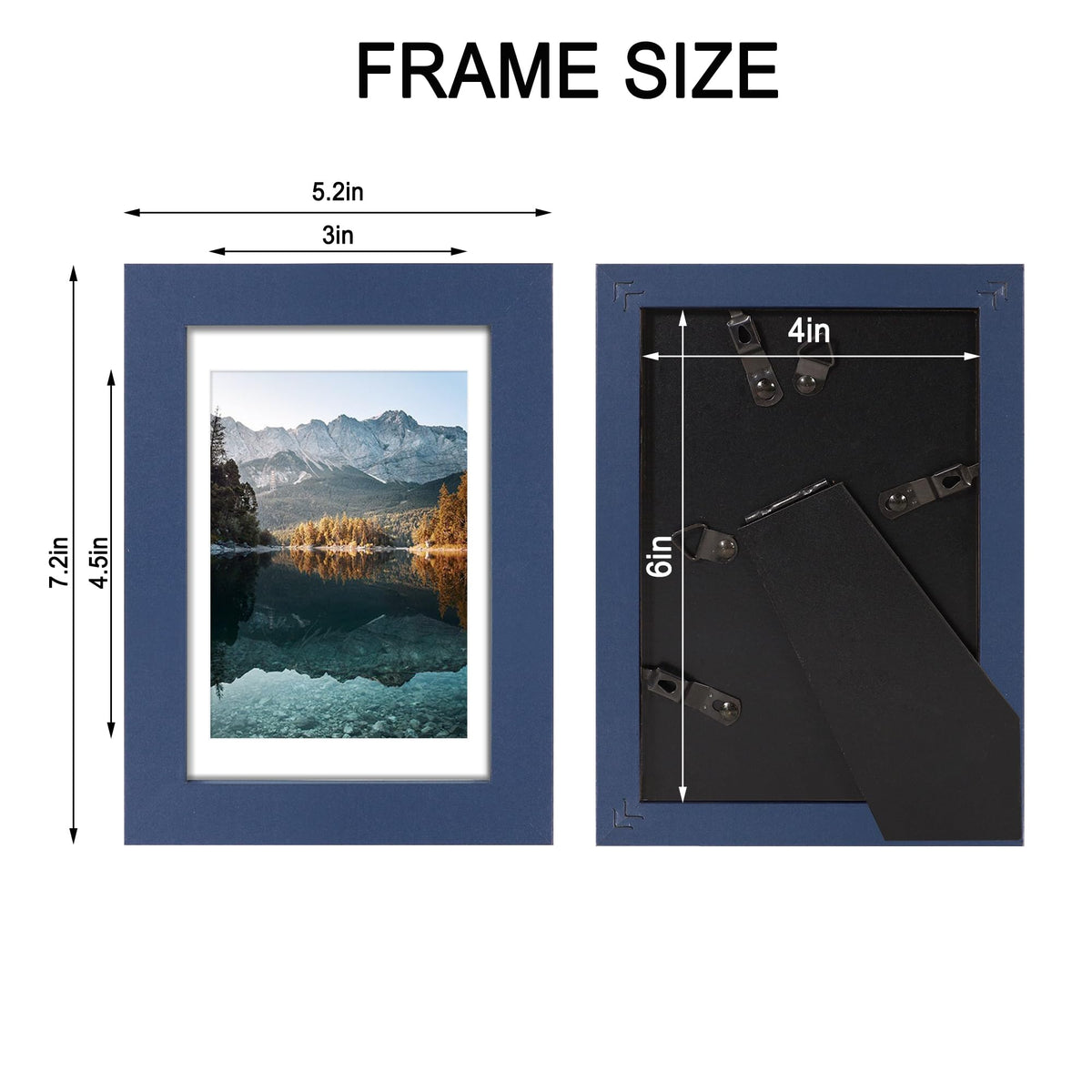 Tabletop display stand included with SZYUU 4x6 frames
