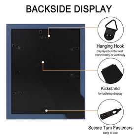 SZYUU blue frames on a desk for tabletop display