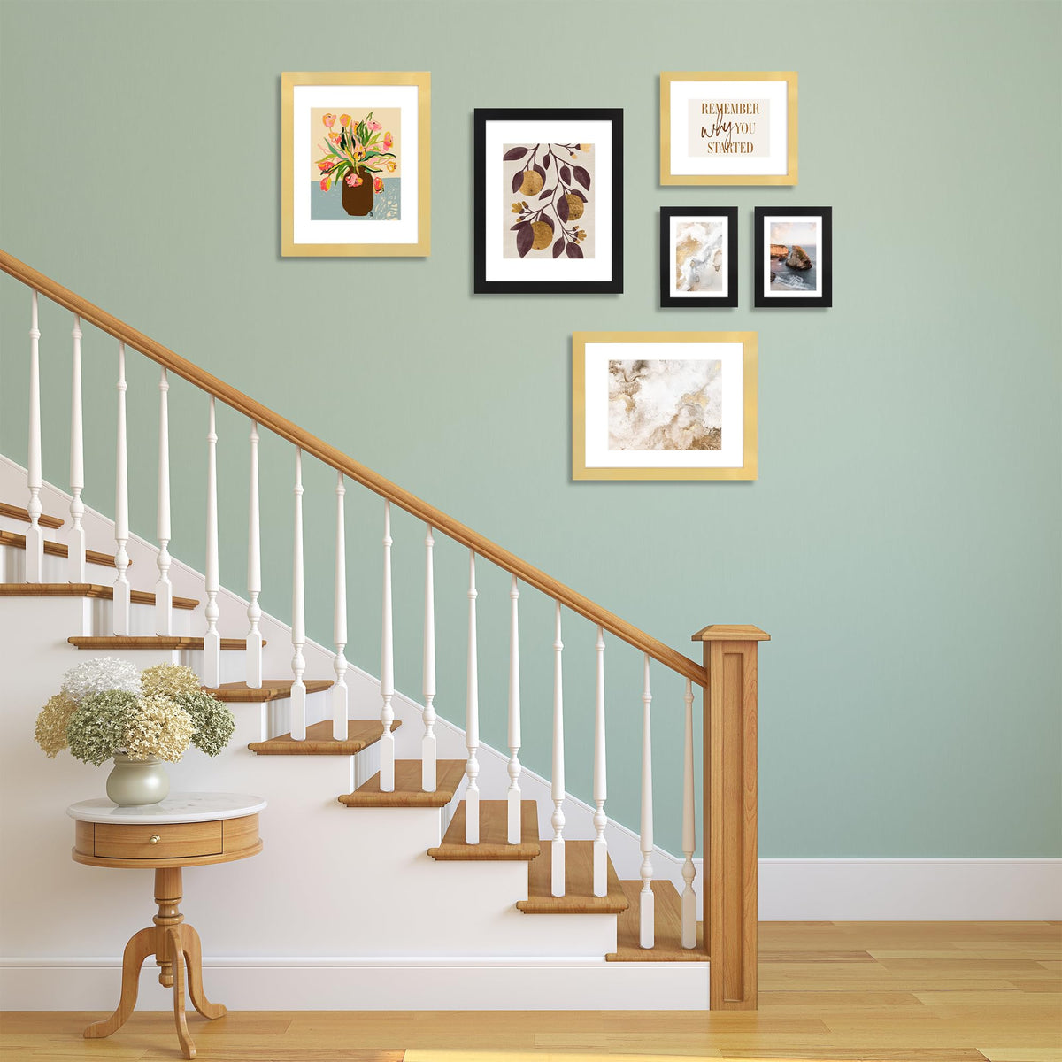 SZYUU frame styled on a table for versatile tabletop display
