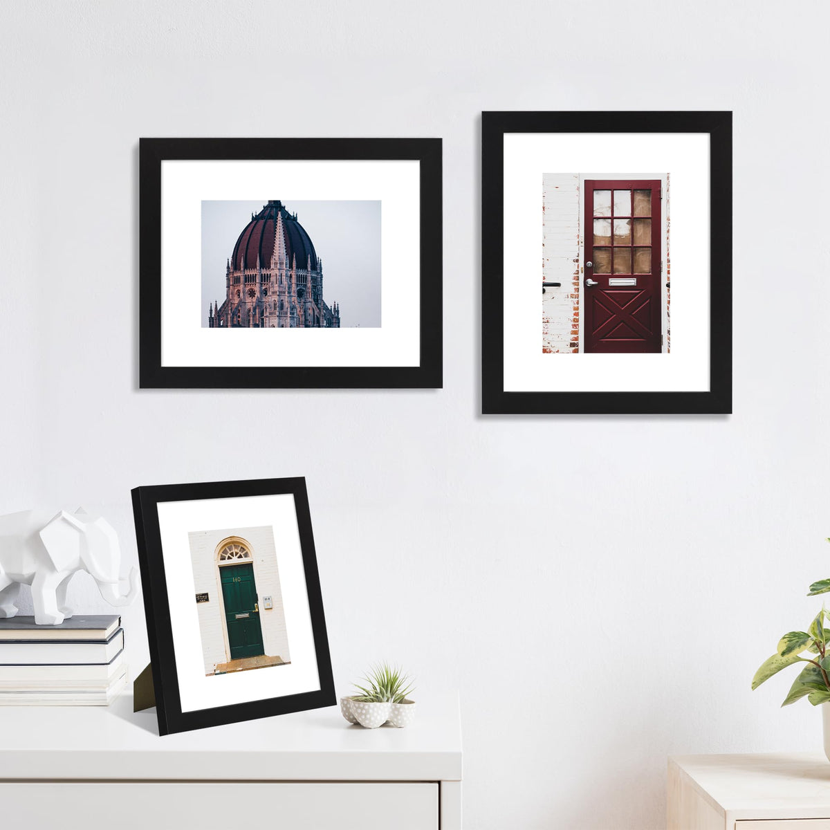 SZYUU frame showing a 5x7 photo with mat for gallery-ready look