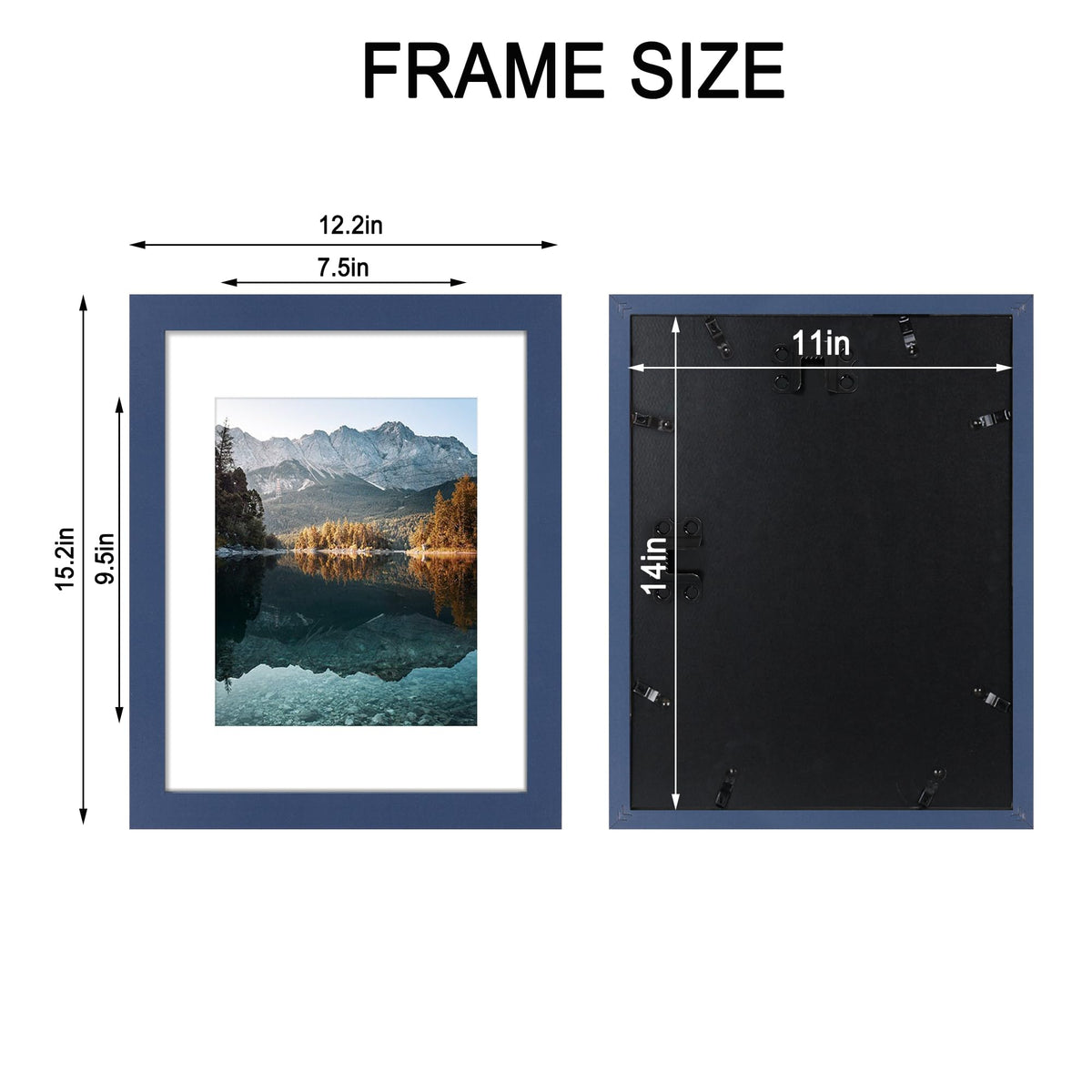 SZYUU frame ready for wall mounting or tabletop display options