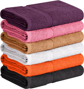 T & L Towel and Linen Mart plum bath towel; soft and absorbent for daily use.