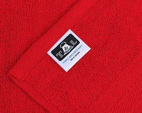 T&L Burgundy washcloths for facial care and makeup removal