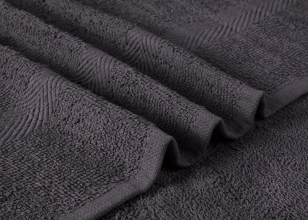 T & L Towel and Linen Mart beige towels show soft texture and versatile drying