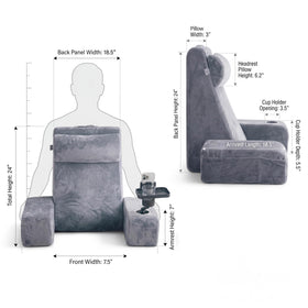 TabCouchCaddy breathable removable cover stays cool and clean
