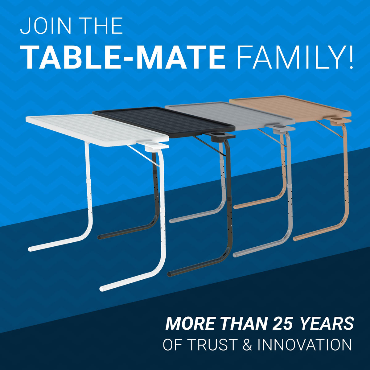 Table-Mate TV Tray Table lightweight yet durable construction.