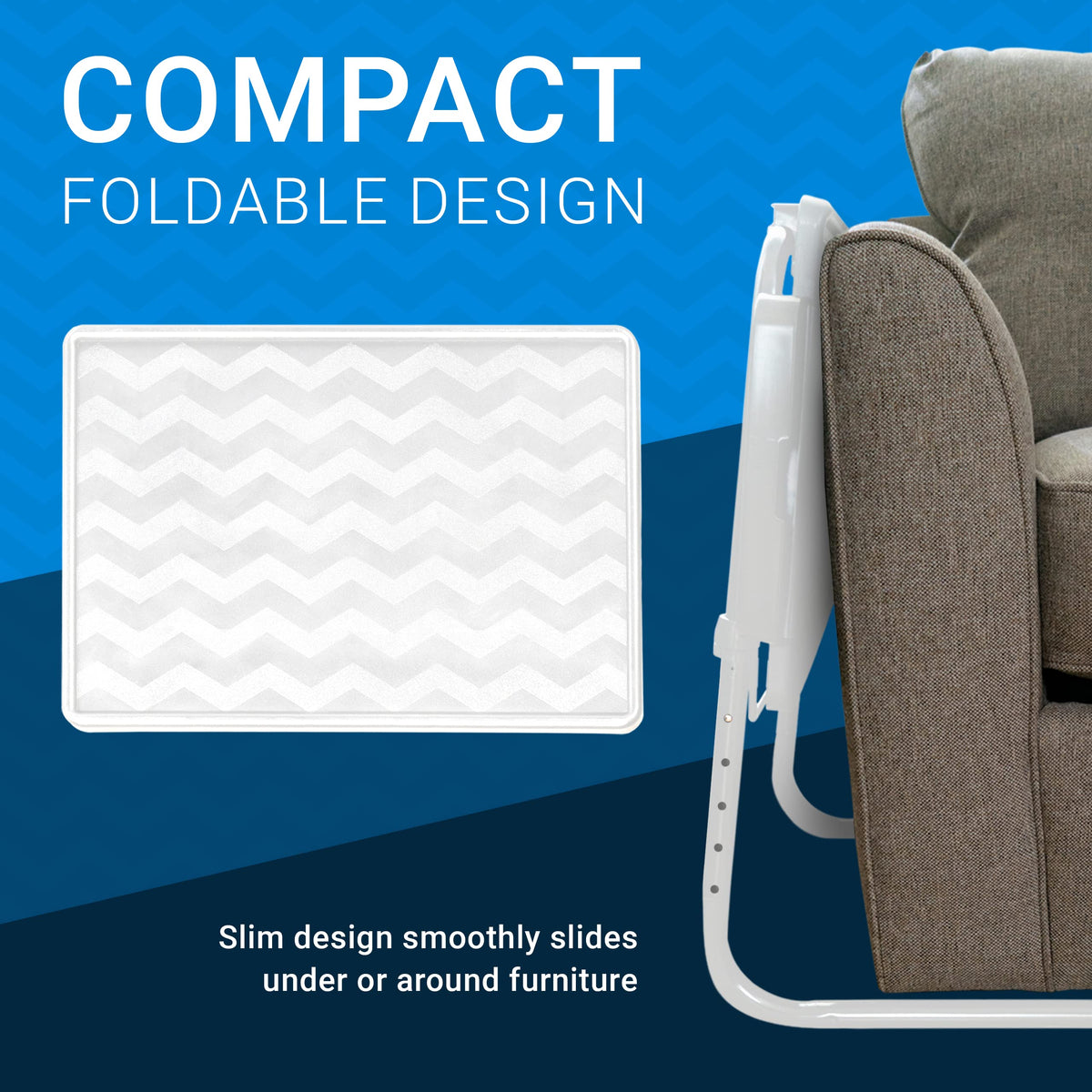 Table-Mate TV Tray Table portable snack and work surface anywhere.