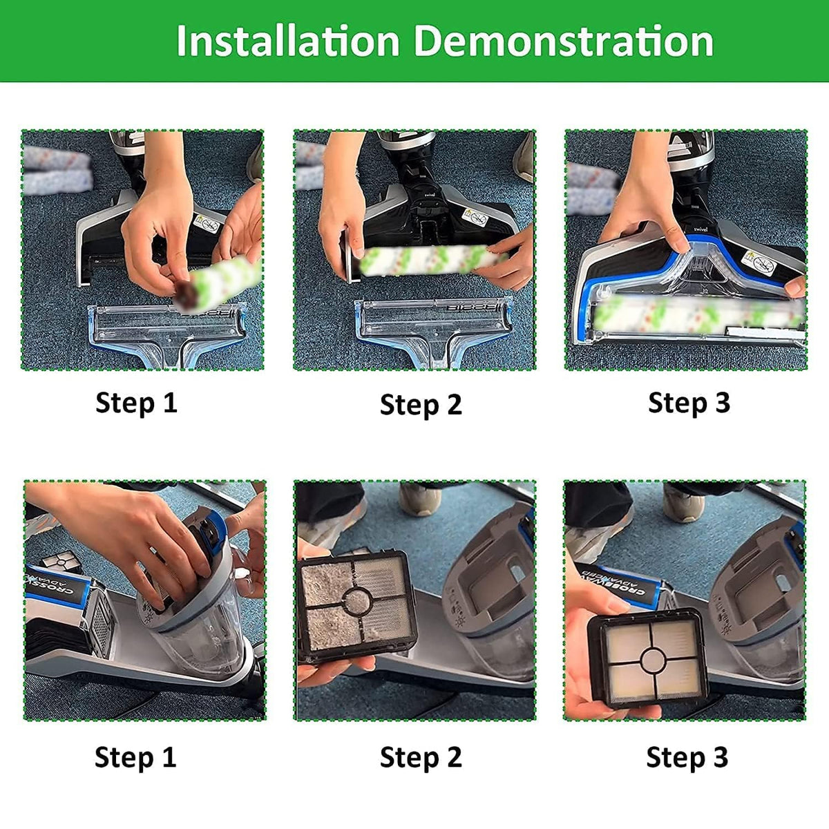 Tablenco tool-free replacement for CrossWave parts