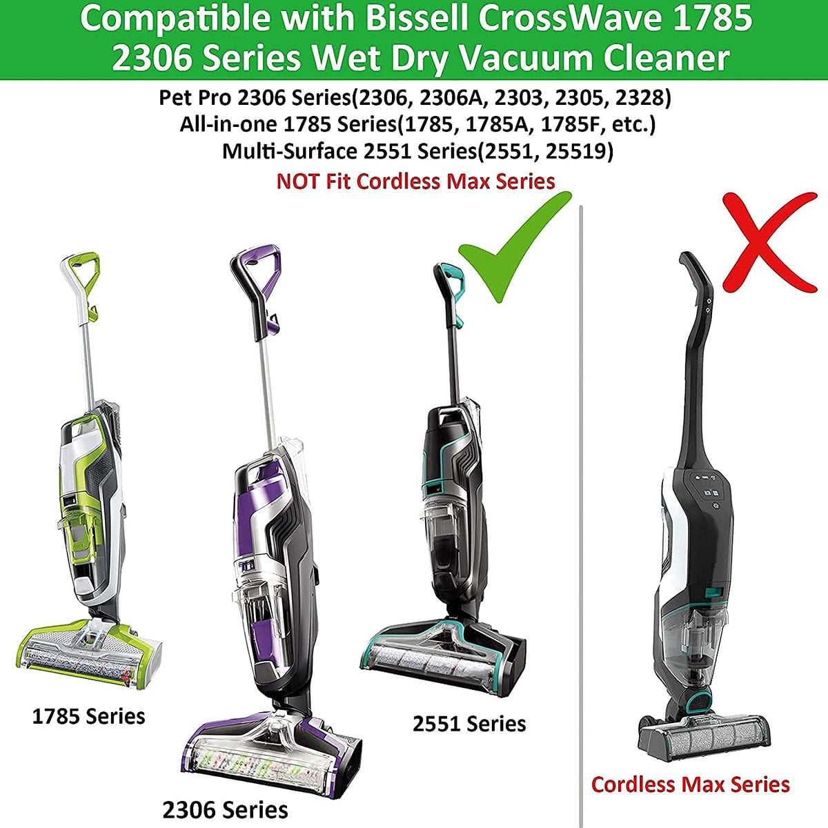 Tablenco compatibility chart shows CrossWave model coverage