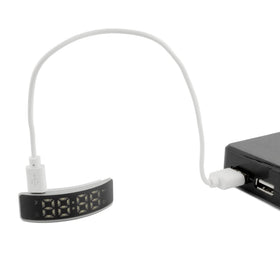Tabtime silent alert wristband showing discreet reminders for medication and routines.