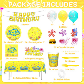 TAdgnba yellow 7-inch dessert plates for fun portions and treats.