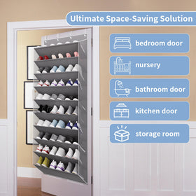 TAHAVICE easy installation on doors for quick closet organization.