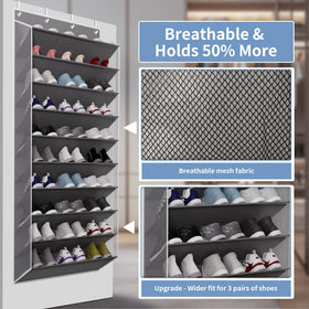 TAHAVICE holds up to 30 pairs of shoes for space savings.
