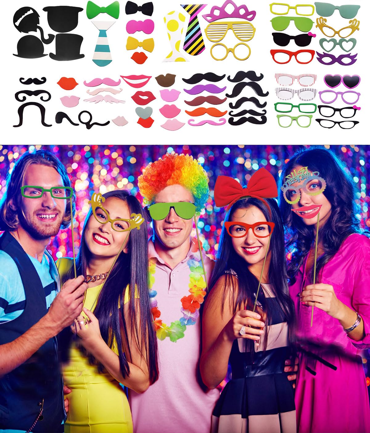 Tahonuss novelty glasses pack brings quirky style to cosplay and photos.