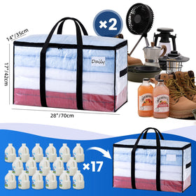 TAILI bags measure 28L x 14W x 17H for generous capacity.
