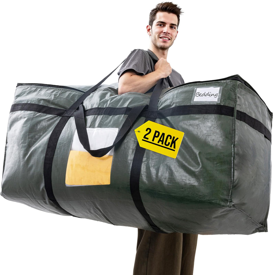 TAILI 69-gallon storage bag with window for quick item ID.