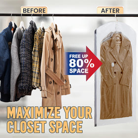 TAILI arc-design top vacuum bag enhances closet appearance