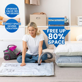 TAILI blanket vacuum bag in 40x31 reduces bulk for travel.