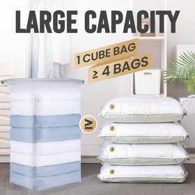 TAILI comforter storage bags keep bedding protected from dust and moisture.