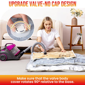 TAILI comforter storage bag safely seals blankets for under-bed storage