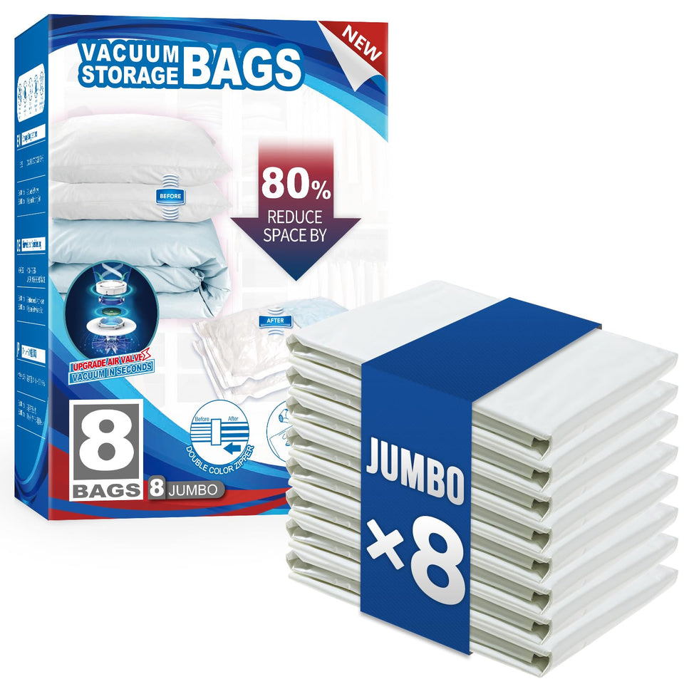 TAILI comforter vacuum bag in 40x31 saves closet space.
