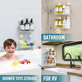 TAILI durable ABS construction resists bathroom moisture and splashes.