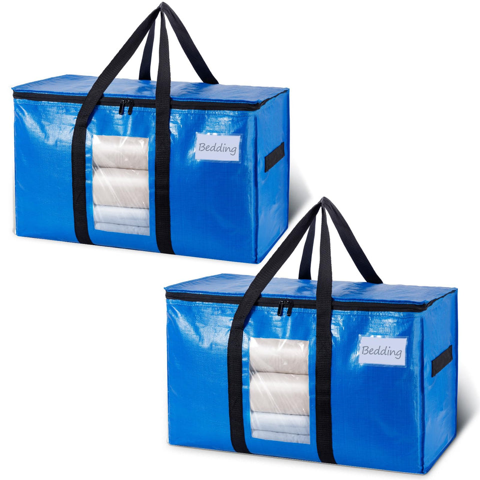 TAILI extra-large moving bag with visible window showing contents and quick access.