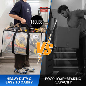 TAILI 115 qt capacity keeps bulky items organized in one tote.