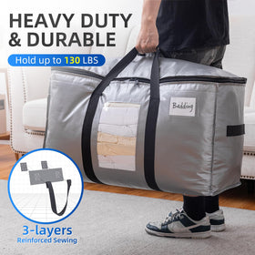TAILI bags offer 115-quart capacity per bag for bulky items.