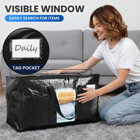 TAILI bag with visible label slot for quick organization.