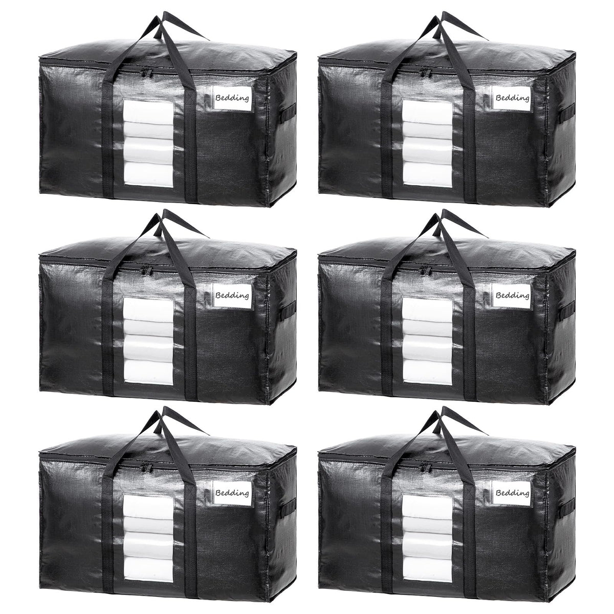 TAILI extra large moving bag with visible window for quick item identification during moves.