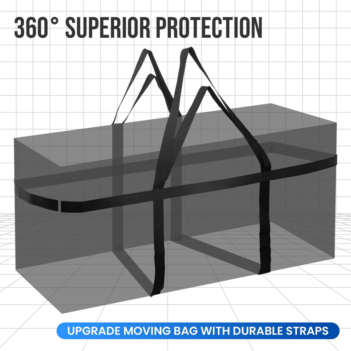 TAILI giant capacity bag adapts to moves and seasonal storage.