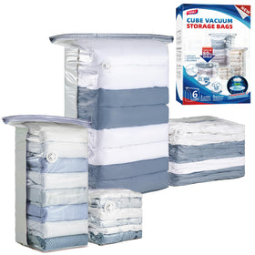 TAILI jumbo vacuum bags three-pack showing large capacity for bulky bedding storage.
