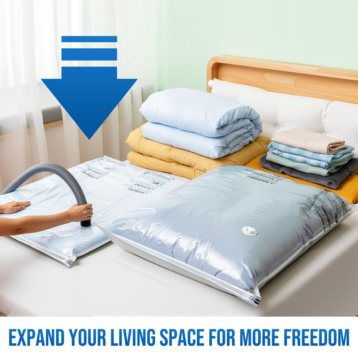 TAILI PA/PE material keeps clothes protected from dirt and moisture.