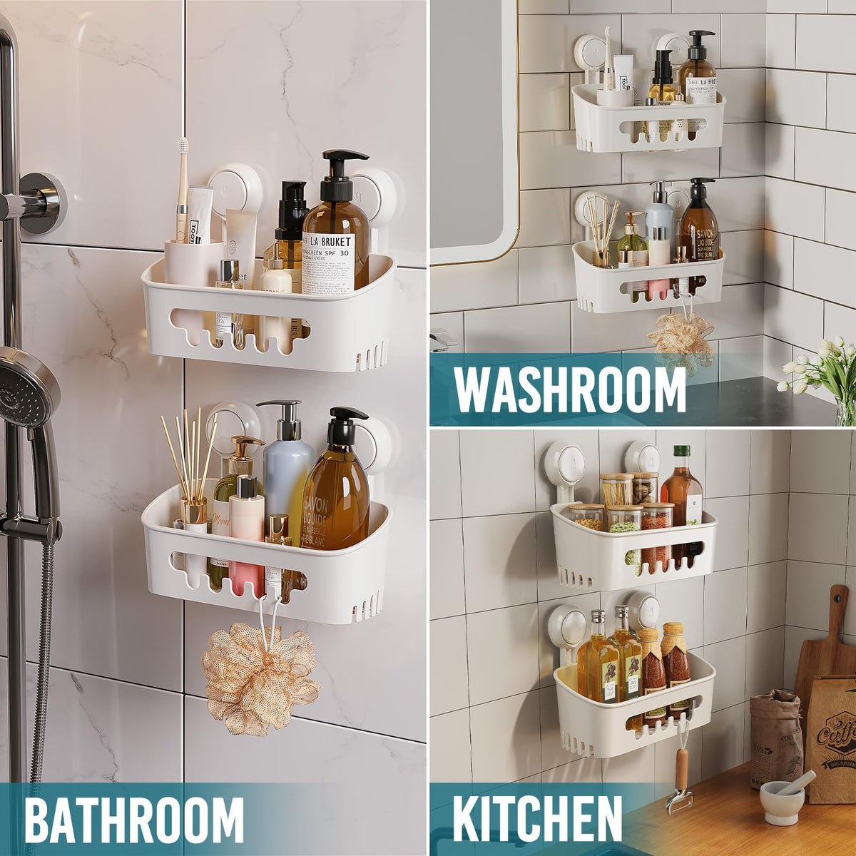 TAILI removable shelves allow easy cleaning and repositioning